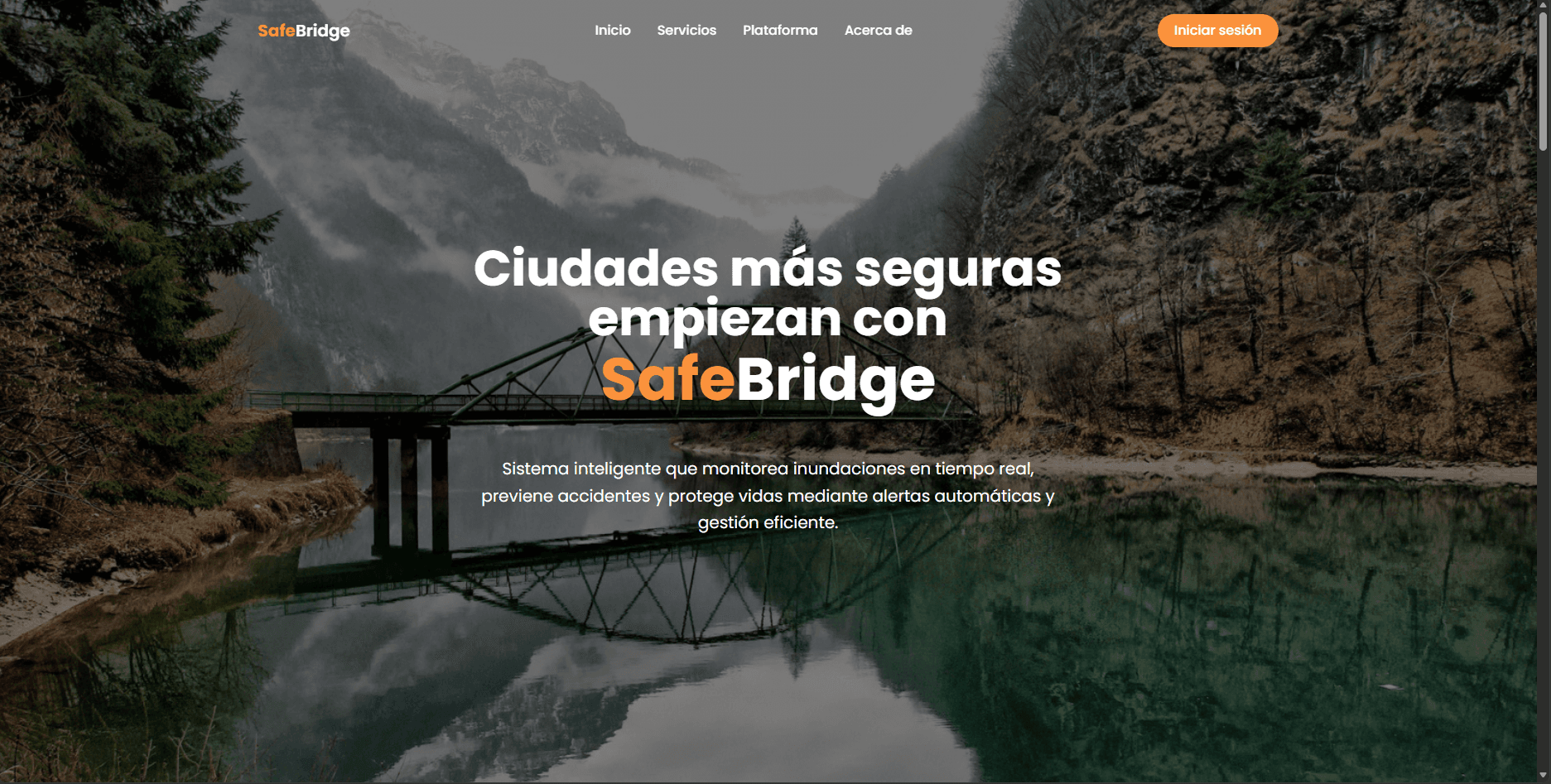 SafeBridge: Plataforma digital y sistema inteligente para la prevención de inundaciones en puentes en tiempo real
